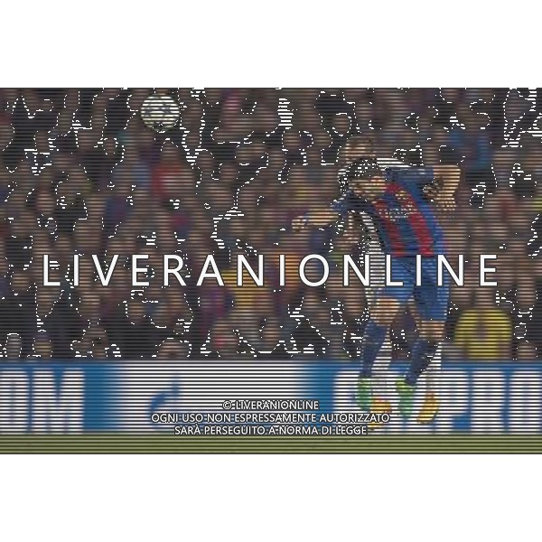 UEFA Champions League 2016/2017 Quarti di Finale Ritorno Barcellona (Spagna) - 19.04.2017 Barcellona-Juventus Nella Foto:luis Suarez - giorgio Chiellini /Ag. Aldo Liverani