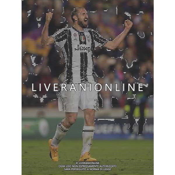 UEFA Champions League 2016/2017 Quarti di Finale Ritorno Barcellona (Spagna) - 19.04.2017 Barcellona-Juventus Nella Foto: esultanza di giorgio Chiellini a fine gara /Ag. Aldo Liverani
