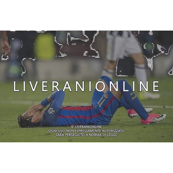 UEFA Champions League 2016/2017 Quarti di Finale Ritorno Barcellona (Spagna) - 19.04.2017 Barcellona-Juventus Nella Foto: la delusione di Neymar a fine gara /Ag. Aldo Liverani