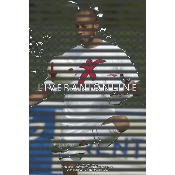 Folgaria (Tn) 16/07/2003 Ritiro del Perugia Calcio Amichevole nella foto Saadi Al Gheddafi* foto Filippo Venezia/Agenzia Aldo Liverani