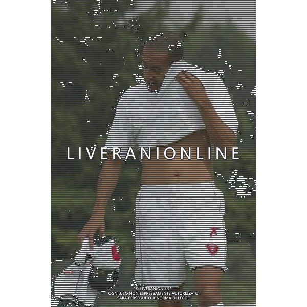 Folgaria (Tn) 16/07/2003 Ritiro del Perugia Calcio Amichevole nella foto Saadi Al Gheddafi* foto Filippo Venezia/Agenzia Aldo Liverani