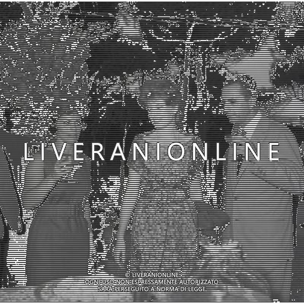 Monica Vitti, attrice italiana di teatro, cinema e televisione - Retrospettiva nella foto con Michelangelo Antonioni e Franca Valeri a Roma anni \'50/55 ©ARCHIVIO / AGENZIA ALDO LIVERANI SAS