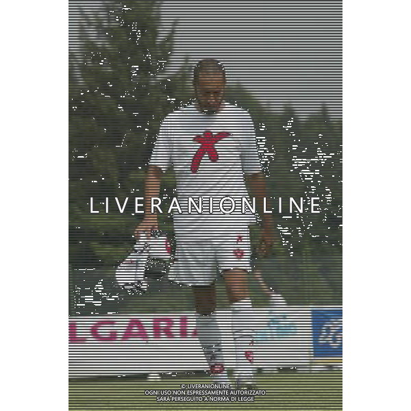 Folgaria (Tn) 16/07/2003 Ritiro del Perugia Calcio Amichevole nella foto Saadi Al Gheddafi* foto Filippo Venezia/Agenzia Aldo Liverani