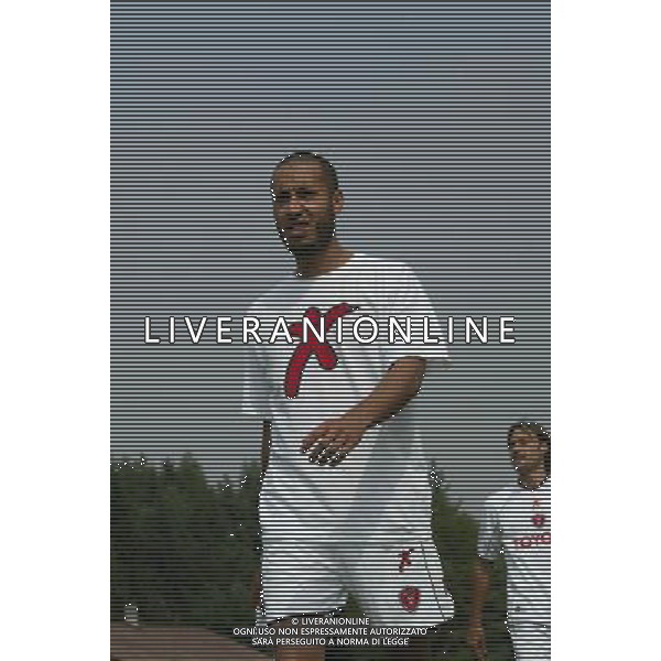 Folgaria (Tn) 16/07/2003 Ritiro del Perugia Calcio Amichevole nella foto Saadi Al Gheddafi* foto Filippo Venezia/Agenzia Aldo Liverani