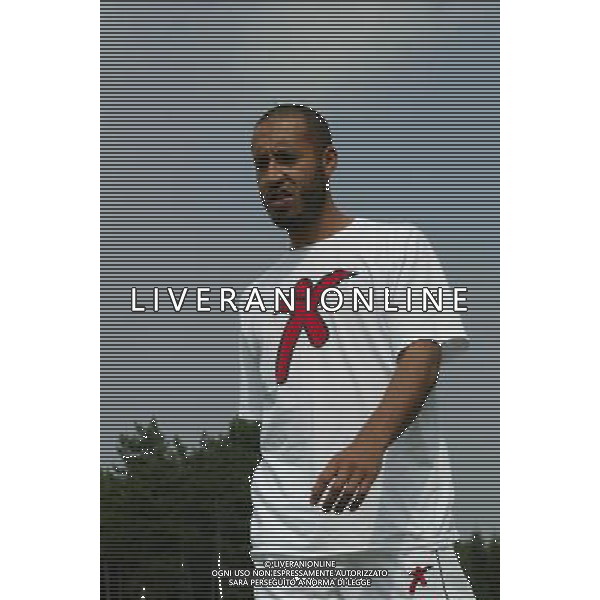 Folgaria (Tn) 16/07/2003 Ritiro del Perugia Calcio Amichevole nella foto Saadi Al Gheddafi* foto Filippo Venezia/Agenzia Aldo Liverani