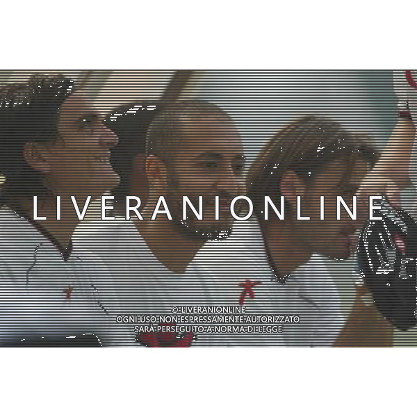 Folgaria (Tn) 16/07/2003 Ritiro del Perugia Calcio Amichevole nella foto Saadi Al Gheddafi* foto Filippo Venezia/Agenzia Aldo Liverani