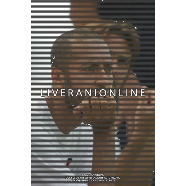 Folgaria (Tn) 16/07/2003 Ritiro del Perugia Calcio Amichevole nella foto Saadi Al Gheddafi* foto Filippo Venezia/Agenzia Aldo Liverani