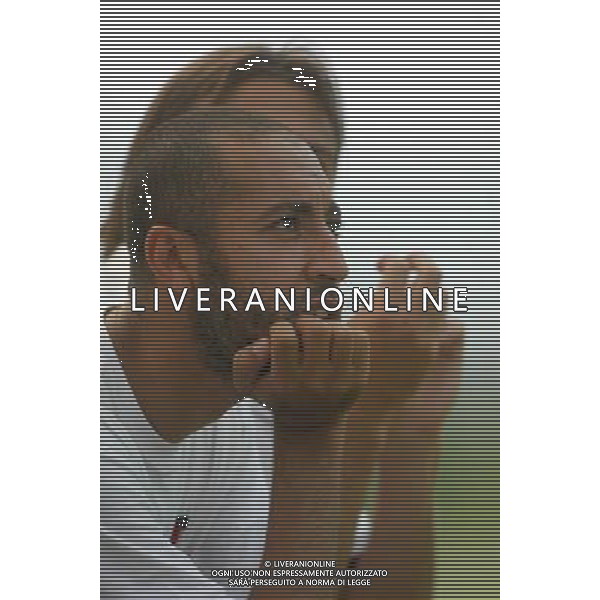 Folgaria (Tn) 16/07/2003 Ritiro del Perugia Calcio Amichevole nella foto Saadi Al Gheddafi* foto Filippo Venezia/Agenzia Aldo Liverani