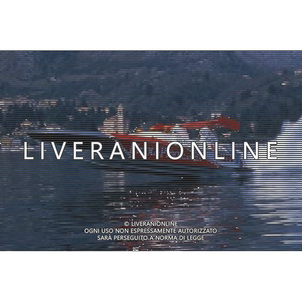 Stefano Casiraghi imprenditore e pilota motonautico italiano e marito di Carolina di Monaco - Retrospettiva nella foto a bordo del suo off-shore Pinot di Pinot Gancia © ARCHIVIO / AGENZIA ALDO LIVERANI SAS - ITALY ONLY EDITORIAL USE ONLY