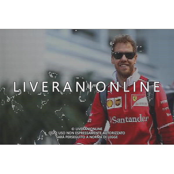Sebastian Vettel (GER) Ferrari. 28.04.2017. Formula 1 World Championship, Rd 4, Russian Grand Prix, Sochi Autodrom, Sochi, Russia, Practice Day. AG ALDO LIVERANI SAS ONLY ITALY
