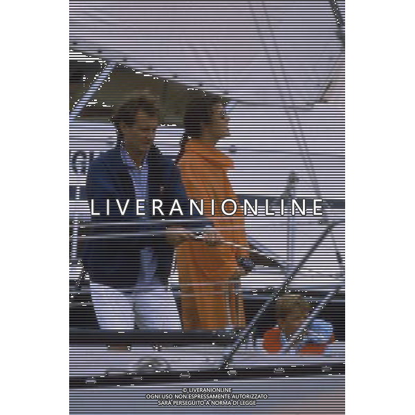 Stefano Casiraghi imprenditore e pilota motonautico italiano e marito di Carolina di Monaco - Retrospettiva Â© ARCHIVIO / AGENZIA ALDO LIVERANI SAS - ITALY ONLY EDITORIAL USE ONLY