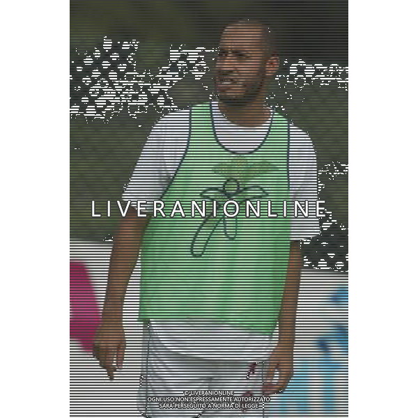 Folgaria (Tn) 16/07/2003 Ritiro del Perugia Calcio Amichevole nella foto Saadi Al Gheddafi* foto Filippo Venezia/Agenzia Aldo Liverani