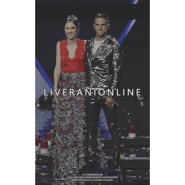 Milano ( MI ) 28/04/2017 Finale Live di ITALIA\'S GOT TALENT Nella foto: Lodovica Comello e Stefano Como PH Lauro Montagnini / AGENZIA ALDO LIVERANI SAS