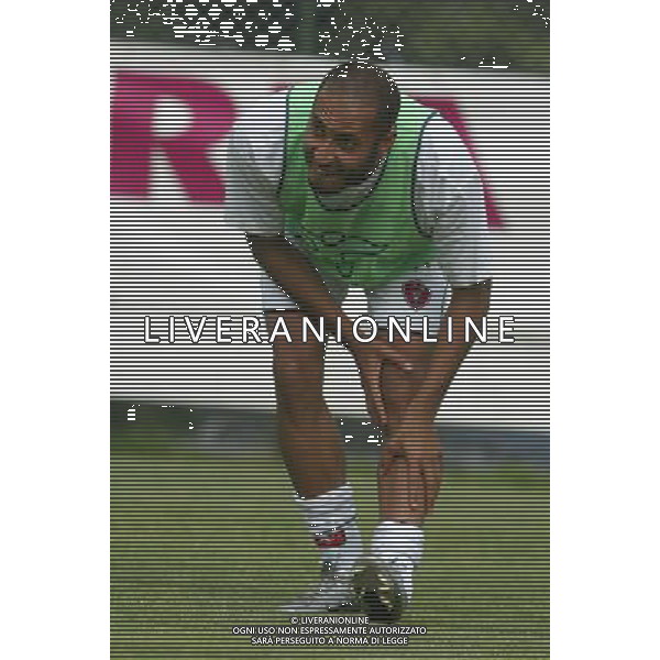 Folgaria (Tn) 16/07/2003 Ritiro del Perugia Calcio Amichevole nella foto Saadi Al Gheddafi* foto Filippo Venezia/Agenzia Aldo Liverani