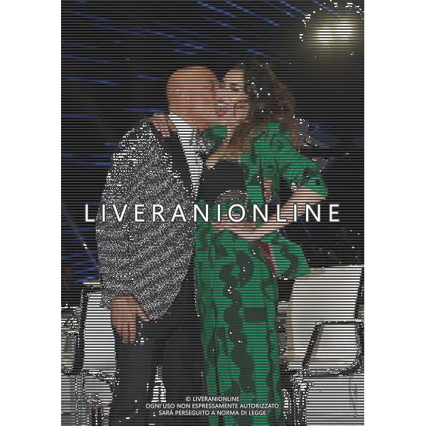 Milano ( MI ) 28/04/2017 Finale Live di ITALIA\'S GOT TALENT Nella foto: Claudio Bisio e Nina Zilli PH Lauro Montagnini / AGENZIA ALDO LIVERANI SAS