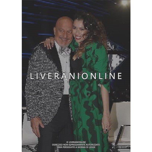 Milano ( MI ) 28/04/2017 Finale Live di ITALIA\'S GOT TALENT Nella foto: Claudio Bisio e Nina Zilli PH Lauro Montagnini / AGENZIA ALDO LIVERANI SAS