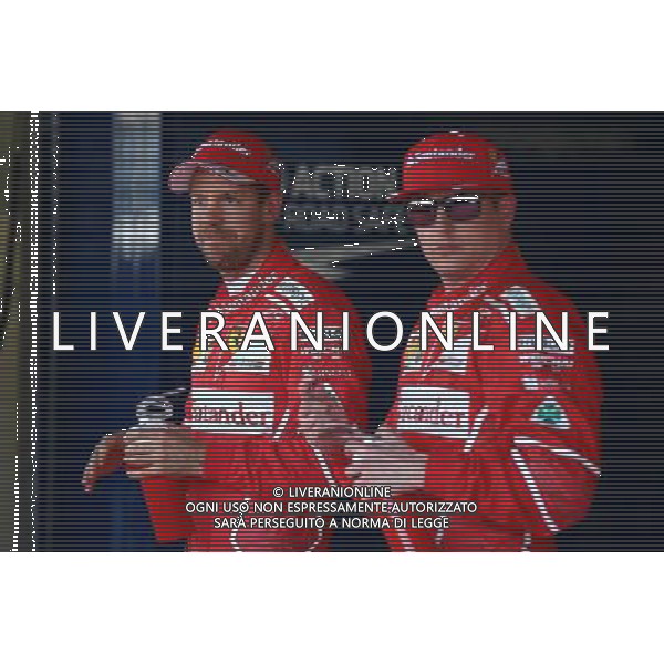 Pole for Sebastian Vettel (GER) Ferrari SF70H and 2nd for Kimi Raikkonen (FIN) Ferrari. 29.04.2017. Formula 1 World Championship, Rd 4, Russian Grand Prix, Sochi Autodrom, Sochi, Russia, Qualifying Day. - Prove ufficiali qualifiche / AGENZIA ALDO LIVERANI SAS - ITALY ONLY EDITORIAL USE ONLY 