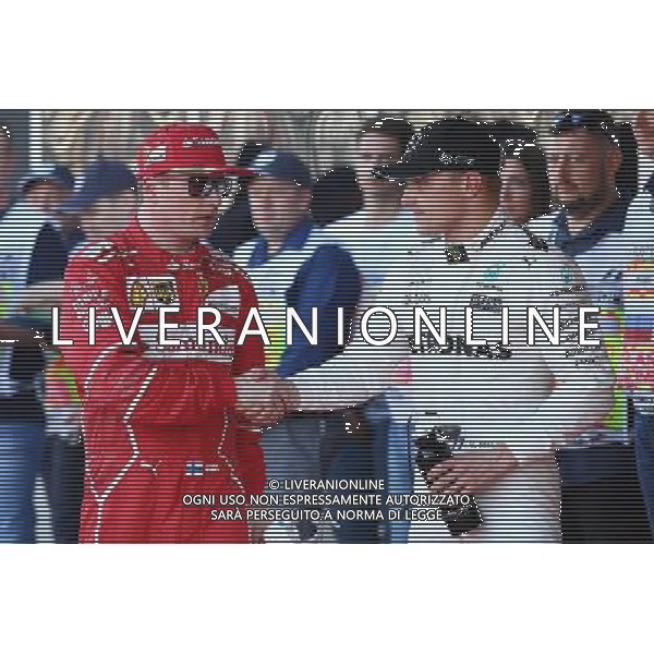 Kimi Raikkonen (FIN) Ferrari SF70H and Valtteri Bottas (FIN) Mercedes AMG F1 W08. 29.04.2017. Formula 1 World Championship, Rd 4, Russian Grand Prix, Sochi Autodrom, Sochi, Russia, Qualifying Day. - Prove ufficiali qualifiche / AGENZIA ALDO LIVERANI SAS - ITALY ONLY EDITORIAL USE ONLY 