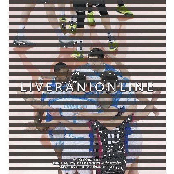 DHL 2017 CEV Volleyball Champions League Final Four Semifinale 1 Roma - 29.04.2017 Zenit Kazan-Berlin Recycling Volleys Nella Foto:i giocatori dello Zenit Kazan festeggiano /Ph.Vitez-Ag. Aldo Liverani