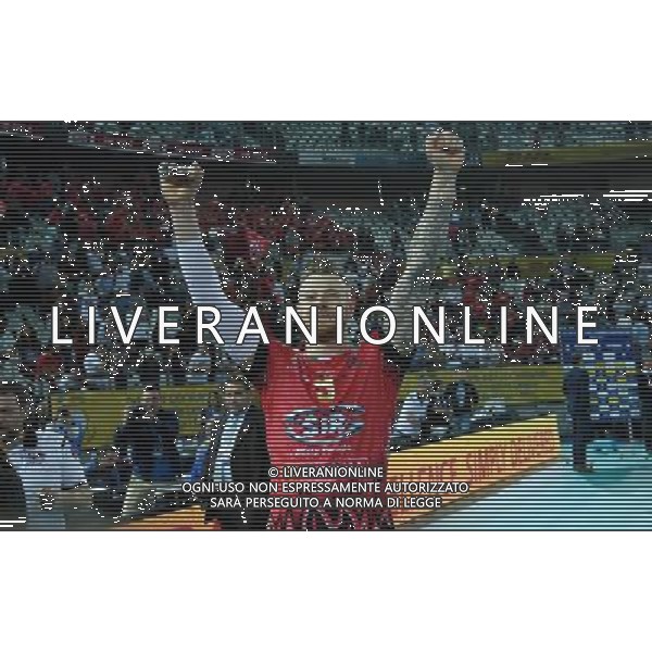 DHL 2017 CEV Volleyball Champions League Final Four Semifinale 2 Roma - 29.04.2017 Cucine Lube Civitanova-Sir Sicoma Colussi Perugia Nella Foto:Ivan Zaytsev festeggia /Ph.Vitez-Ag. Aldo Liverani