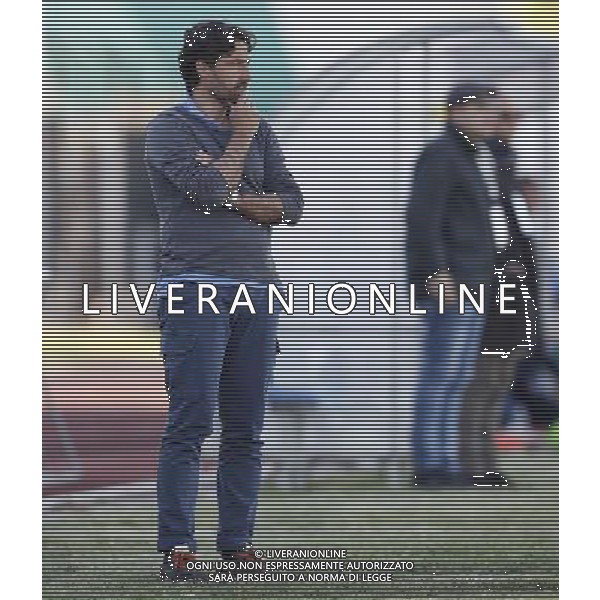 Santarcangelo - Maceratese Campionato di calcio Lega Pro girone B 30/04/2017 nella foto: Federico Giunti allenatore ©Claudio Zamagni/Agenzia Aldo Liverani 