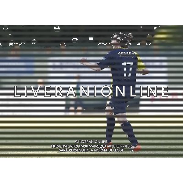Santarcangelo - Maceratese Campionato di calcio Lega Pro girone B 30/04/2017 nella foto: esultanza Ungaro Giuseppe centrocampista ©Claudio Zamagni/Agenzia Aldo Liverani 