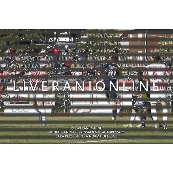 Santarcangelo - Maceratese Campionato di calcio Lega Pro girone B 30/04/2017 nella foto: Marchetti Domenico goal ©Claudio Zamagni/Agenzia Aldo Liverani 