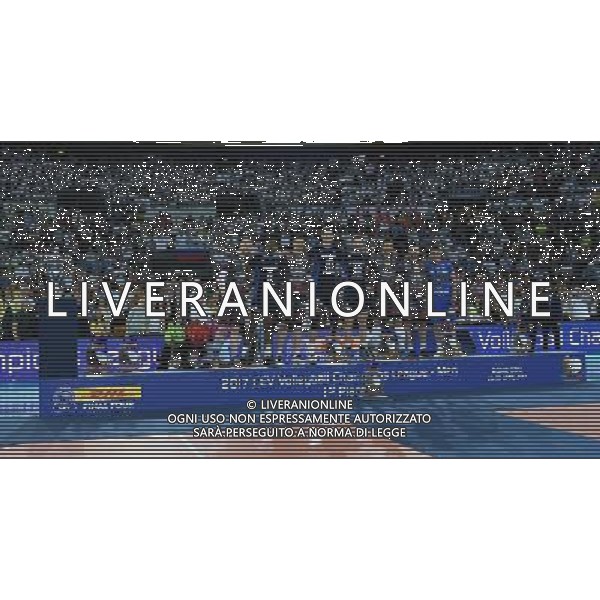 DHL 2017 CEV Volleyball Champions League Final Four Finale Roma - 30.04.2017 Zenit Kazan-Sir Sicoma Colussi Perugia Nella Foto:foto di gruppo dei migliori giocatori delle finali /Ph.Vitez-Ag. Aldo Liverani