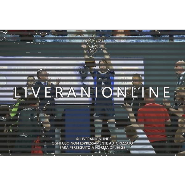 DHL 2017 CEV Volleyball Champions League Final Four Finale Roma - 30.04.2017 Zenit Kazan-Sir Sicoma Colussi Perugia Nella Foto:Ashchev Andrey alza la coppa /Ph.Vitez-Ag. Aldo Liverani