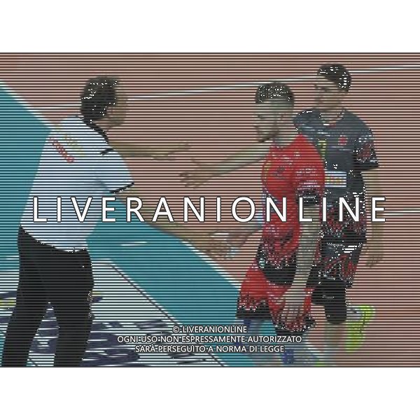 DHL 2017 CEV Volleyball Champions League Final Four Semifinale 2 Roma - 29.04.2017 Cucine Lube Civitanova-Sir Sicoma Colussi Perugia Nella Foto:Lorenz Bernardi Ivan Zaytsev Federico Tosi /Ph.Vitez-Ag. Aldo Liverani