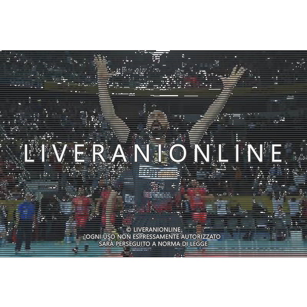DHL 2017 CEV Volleyball Champions League Final Four Semifinale 2 Roma - 29.04.2017 Cucine Lube Civitanova-Sir Sicoma Colussi Perugia Nella Foto:Andrea Bari /Ph.Vitez-Ag. Aldo Liverani