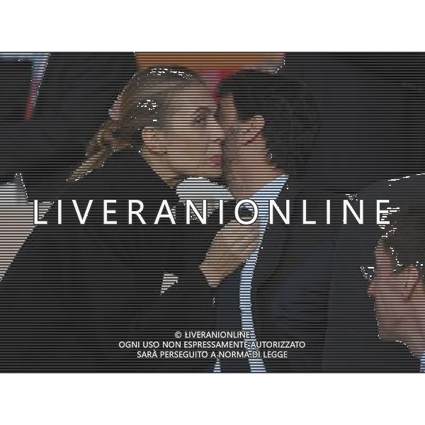 UEFA Champions League 2016/2017 Semifinale Andata Montecarlo (Principato di Monaco) - 03.05.2017 Monaco-Juventus Nella Foto:andrea agnelli e lavinia borromeo in tribuna /Ph.Vitez-Ag. Aldo Liverani