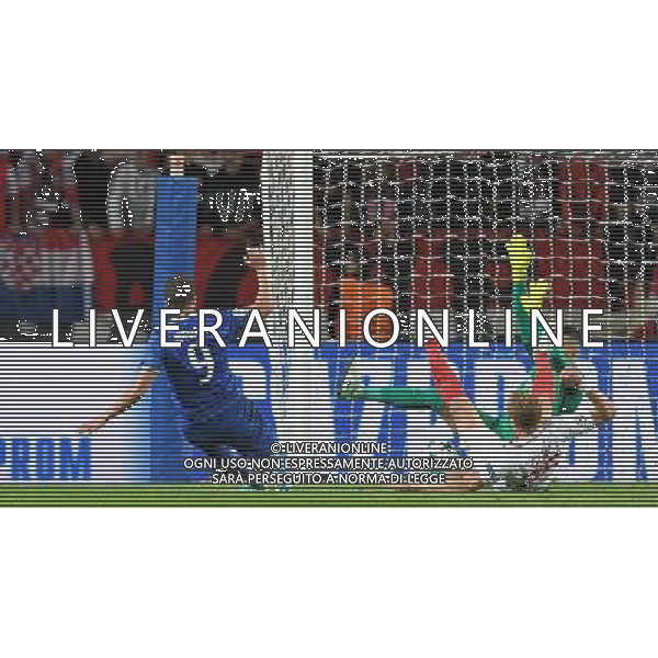 UEFA Champions League 2016/2017 Semifinale Andata Montecarlo (Principato di Monaco) - 03.05.2017 Monaco-Juventus Nella Foto: il secondo gol di gonzalo higuain del 0-2 /Ph.Vitez-Ag. Aldo Liverani