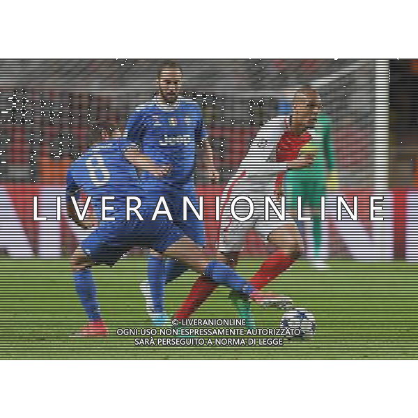 UEFA Champions League 2016/2017 Semifinale Andata Montecarlo (Principato di Monaco) - 03.05.2017 Monaco-Juventus Nella Foto: gonzalo higuain fabinho e claudio marchisio /Ph.Vitez-Ag. Aldo Liverani