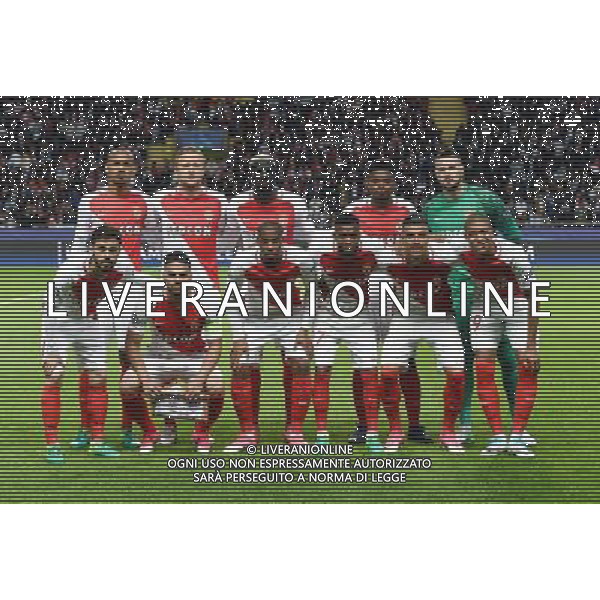 UEFA Champions League 2016/2017 Semifinale Andata Montecarlo (Principato di Monaco) - 03.05.2017 Monaco-Juventus Nella Foto:Monaco Squadra Formazione Subasic,Fabinho,Jemerson,Dirar,Falcao,Bernardo Silva,Bakayoko,Sidibeâ€™,Glik,Lemar,Mbappeâ€™ /Ph.Vitez-Ag. Aldo Liverani