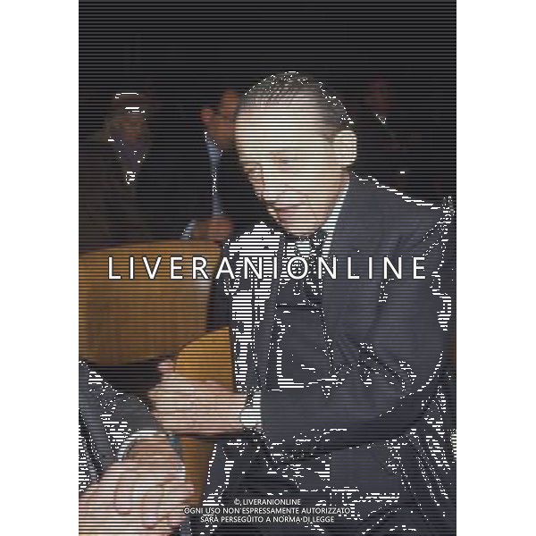 RETROSPETTIVA ENRICO CUCCIA BANCHIERE ITALIANO NELLA FOTO ENRICO CUCCIA AG ALDO LIVERANI SAS