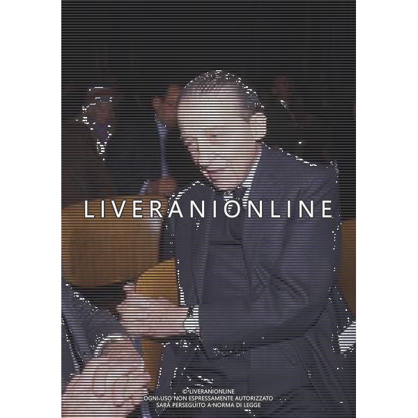 RETROSPETTIVA ENRICO CUCCIA BANCHIERE ITALIANO NELLA FOTO ENRICO CUCCIA AG ALDO LIVERANI SAS