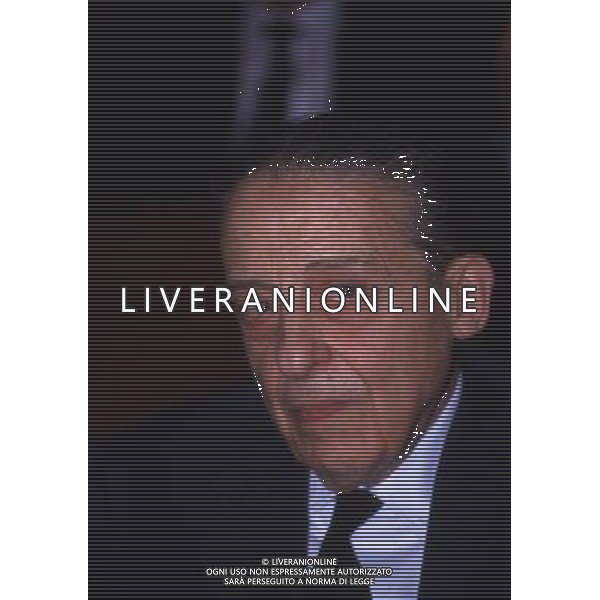 RETROSPETTIVA ENRICO CUCCIA BANCHIERE ITALIANO NELLA FOTO ENRICO CUCCIA AG ALDO LIVERANI SAS