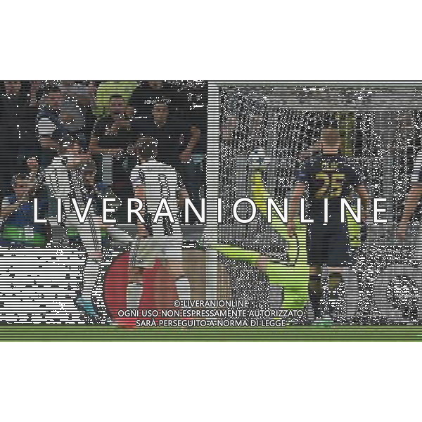 UEFA Champions League 2016/2017 Semifinale Ritorno Torino - 09.05.2017 Juventus-Monaco Nella Foto: il gol di mario mandzukic del 0-1 /Ph.Vitez-Ag. Aldo Liverani