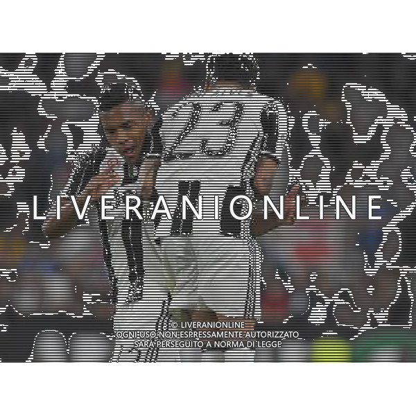 UEFA Champions League 2016/2017 Semifinale Ritorno Torino - 09.05.2017 Juventus-Monaco Nella Foto: esultanza dopo il gol di dani alves del 2-0 con alex sandro /Ph.Vitez-Ag. Aldo Liverani