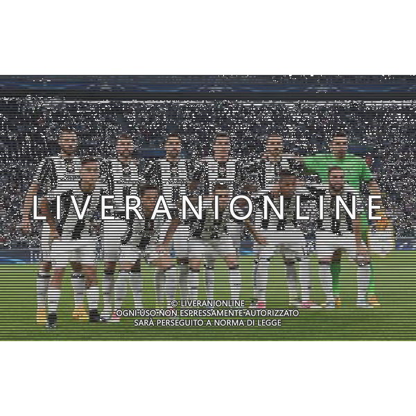 UEFA Champions League 2016/2017 Semifinale Ritorno Torino - 09.05.2017 Juventus-Monaco Nella Foto:juventus squadra formazione chiellini,barzagli,khedira,mandzukic,bonucci,buffon,dybala,dani alves,pjanic,alex sandro,higuain /Ph.Vitez-Ag. Aldo Liverani