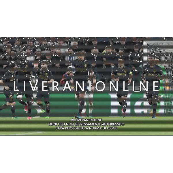 UEFA Champions League 2016/2017 Semifinale Ritorno Torino - 09.05.2017 Juventus-Monaco Nella Foto:mbappeÕ esultanza dopo il gol /Ph.Vitez-Ag. Aldo Liverani