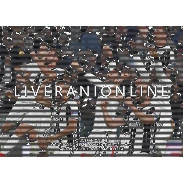 UEFA Champions League 2016/2017 Semifinale Ritorno Torino - 09.05.2017 Juventus-Monaco Nella Foto:esultanza juventus a fine gara per il passaggio alla finale /Ph.Vitez-Ag. Aldo Liverani
