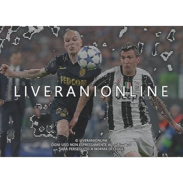 UEFA Champions League 2016/2017 Semifinale Ritorno Torino - 09.05.2017 Juventus-Monaco Nella Foto:mandzukic e raggi /Ph.Vitez-Ag. Aldo Liverani