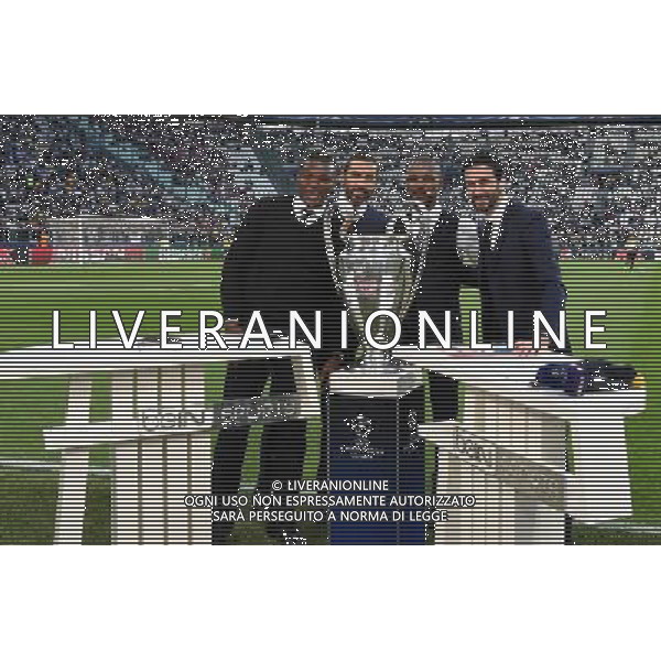 UEFA Champions League 2016/2017 Semifinale Ritorno Torino - 09.05.2017 Juventus-Monaco Nella Foto:Robert Pires, Marcel Desailly, Eric Abidal /Ph.Vitez-Ag. Aldo Liverani