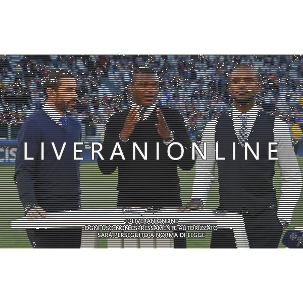 UEFA Champions League 2016/2017 Semifinale Ritorno Torino - 09.05.2017 Juventus-Monaco Nella Foto:Robert Pires, Marcel Desailly, Eric Abidal /Ph.Vitez-Ag. Aldo Liverani