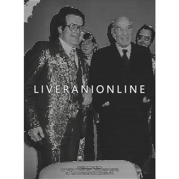 RETROSPETTIVA GUIDO CARLI  stato un dirigente d\'azienda, economista e politico italiano, governatore della Banca d\'Italia dal 1960 al 1975 NELLA FOTO GUIDO CARLI CON ROMANO PRODI AG ALDO LIVERANI SAS