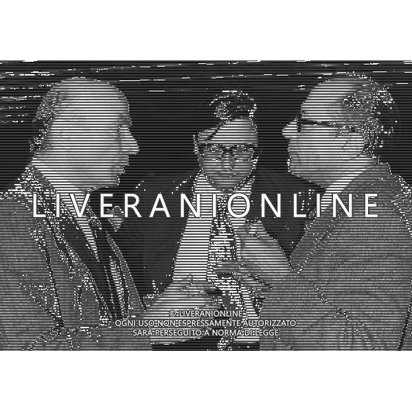 RETROSPETTIVA GUIDO CARLI  stato un dirigente d\'azienda, economista e politico italiano, governatore della Banca d\'Italia dal 1960 al 1975 NELLA FOTO GUIDO CARLI CON ANDREATTA BENIAMINO AG ALDO LIVERANI SAS-