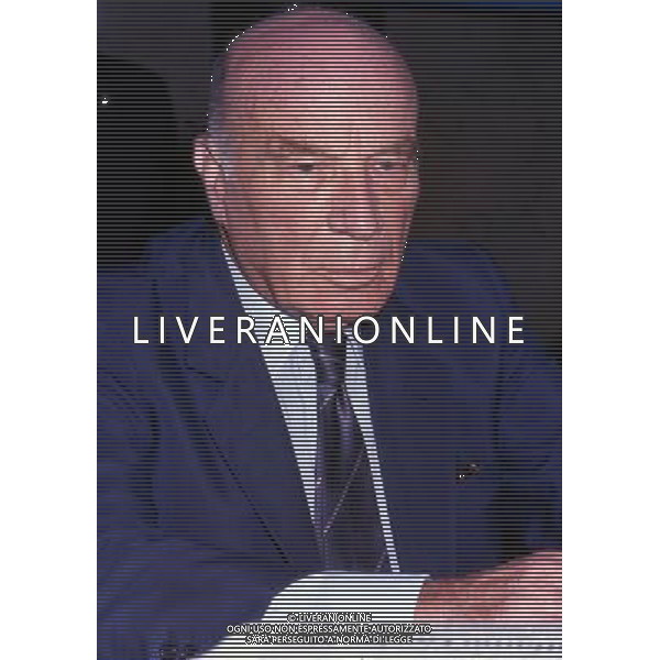 RETROSPETTIVA GUIDO CARLI  stato un dirigente d\'azienda, economista e politico italiano, governatore della Banca d\'Italia dal 1960 al 1975 NELLA FOTO GUIDO CARLI AG ALDO LIVERANI SAS
