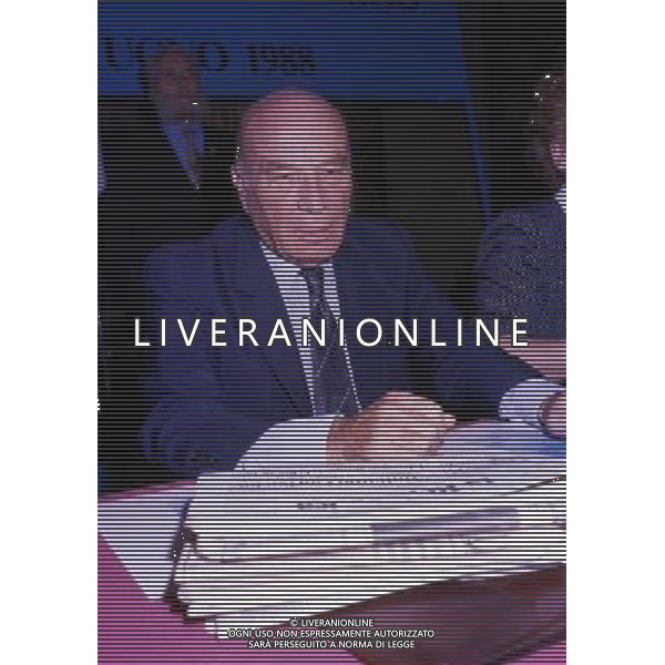 RETROSPETTIVA GUIDO CARLI  stato un dirigente d\'azienda, economista e politico italiano, governatore della Banca d\'Italia dal 1960 al 1975 NELLA FOTO GUIDO CARLI AG ALDO LIVERANI SAS